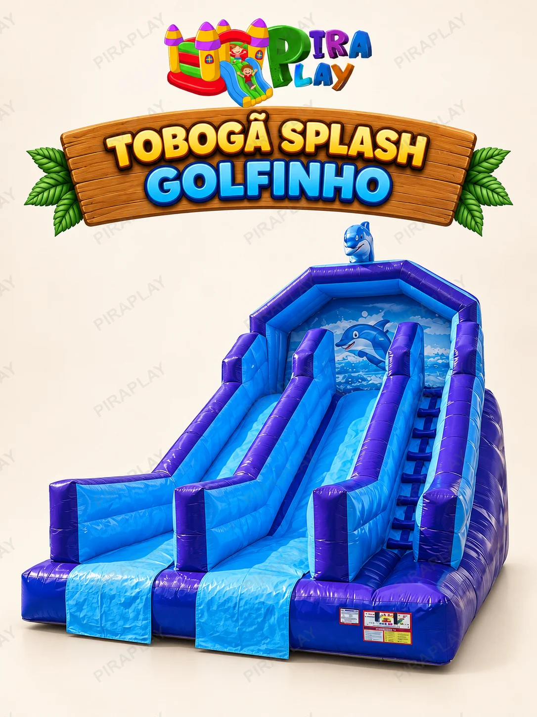 Tobogã Splash Golfinho